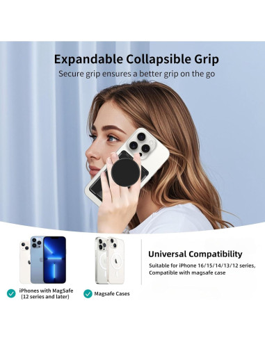 Soporte de Billetera Magnética AUROX para iPhone 16/15/14/13/12