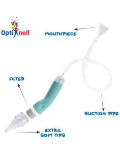 Aspirador Nasal Manual BVE Medikal con 24 Puntas Desechables 2
