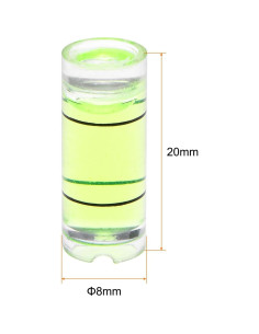 Nivel de Burbuja Cilíndrico HARFINGTON 8x20mm Verde 2