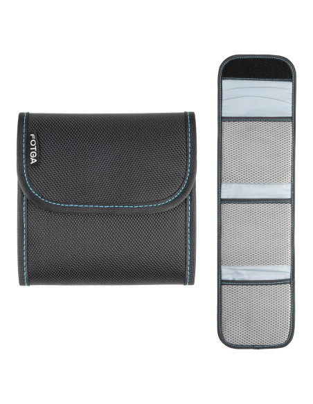 Funda de Filtros FOTGA 3 Bolsillos Impermeable 95mm