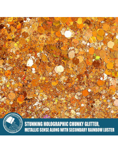 Glitter Chunky Holográfico Estanoite 160g para Manualidades y Maquillaje 2