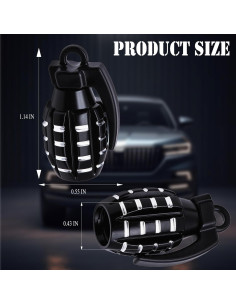 4 Tapones de Válvula de Neumático MEAJOO de Aluminio Negro 2