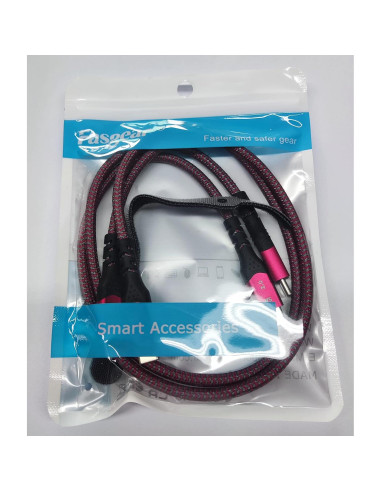 Cable USB C a USB C 100W Fasgear 50cm Carga Rápida 5A