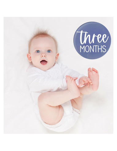 Discos de Hitos Mensuales Acrílico JINMURY 13 PCS 10.16 cm