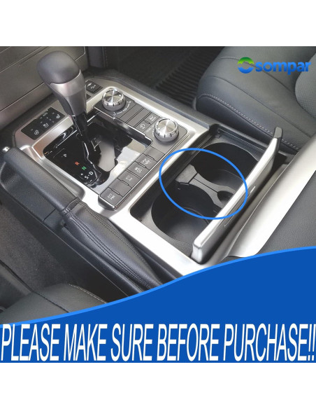 Inserción para Portavasos Osompar Toyota Land Cruiser 2008-2021