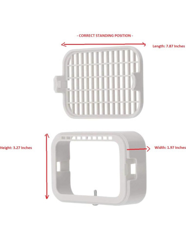 Guardián de Roedores Amerimax 37552 de Vinilo Blanco 8.3x6.4 cm
