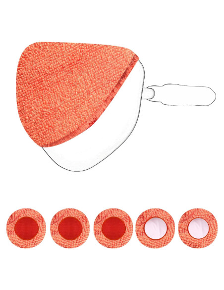 Paquete de 5 Almohadillas de Microfibra XINDELL para Limpieza