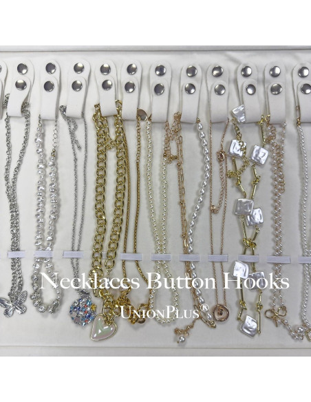 Organizador de Joyas de Viaje UnionPlus Beige 16 Compartimentos