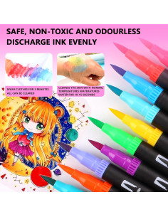 Set de 76 Marcadores Doble Punta Oficrafted - Multicolor 2