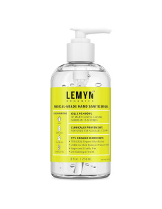 Gel Desinfectante de Manos Lemyn Organics 236.6 ml Orgánico