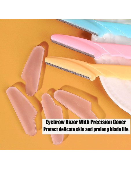 Rasuradora de Cejas iDeep 12 Pcs Acero Inoxidable Colores