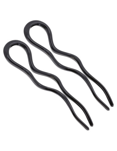 Horquillas para el cabello Camila Paris CP3285-2, 2 piezas, negro