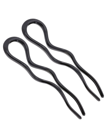 Horquillas para el cabello Camila Paris CP3285-2, 2 piezas, negro