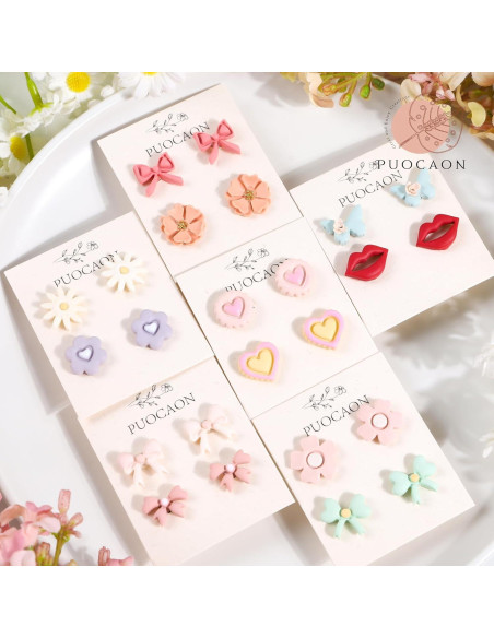 Cortadores de Arcilla Polimérica Puocaon - 12 Piezas Variadas