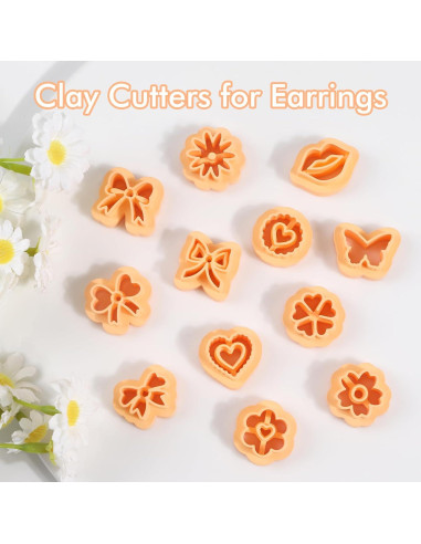 Cortadores de Arcilla Polimérica Puocaon - 12 Piezas Variadas