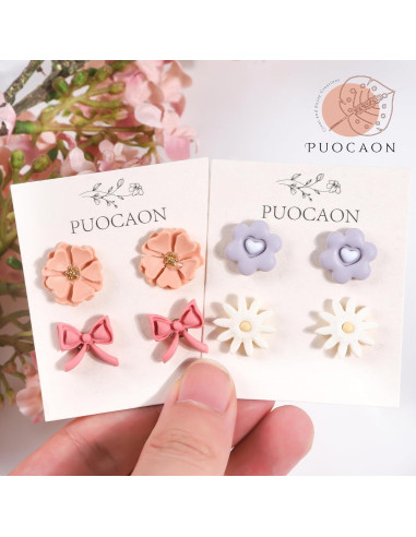 Cortadores de Arcilla Polimérica Puocaon - 12 Piezas Variadas