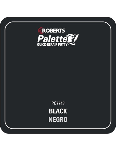 Masilla de Reparación RÁPIDO Palette ROBERTS 85g para Madera y Vinilo - Negro