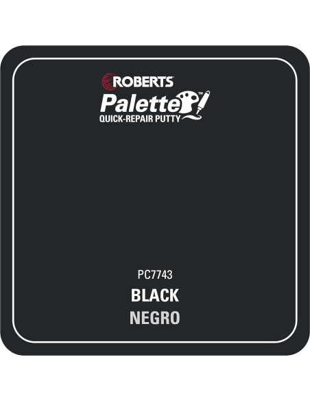 Masilla de Reparación RÁPIDO Palette ROBERTS 85g para Madera y Vinilo - Negro