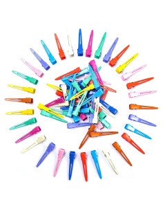 100 Clips de Cocodrilo Metálicos Bandenger 4.57 cm Color Variado