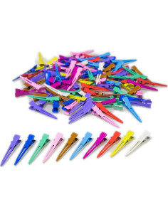 100 Clips de Cocodrilo Metálicos Bandenger 4.57 cm Color Variado 2