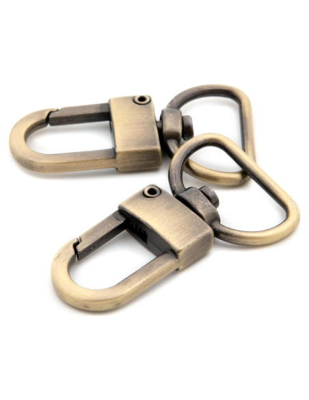 Gancho giratorio Loosco 10 PCS Clips de langosta 1.9 cm