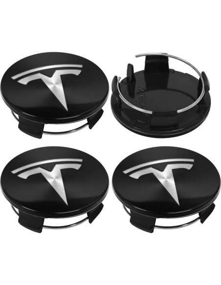 Knomix Tapas de Rueda para Tesla Model 3 y Y - 4 Piezas 56mm