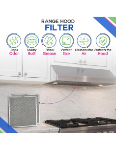 Filtro de Campana de Cocina Bagean BPQTF S99010317 29.5x28.4cm 2