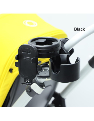 Soporte 3en1 para Tazas y Teléfono SteAnny - Negro