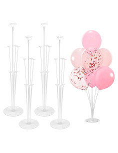 Kit de Soporte para Globos LBNZC - 4 Juegos con Varillas y Base
