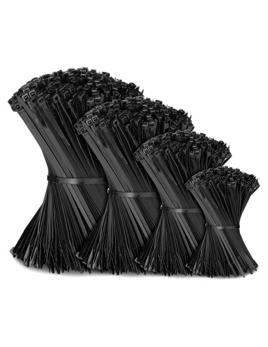 3000 Bridas de Cable Nylon Geosar 10.16-30.48 cm Negras