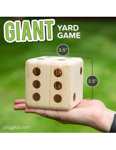 Dados de Jardín Gigantes Play Platoon - Madera 8.89 cm 2
