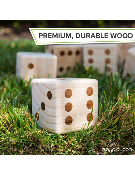 Dados de Jardín Gigantes Play Platoon - Madera 8.89 cm
