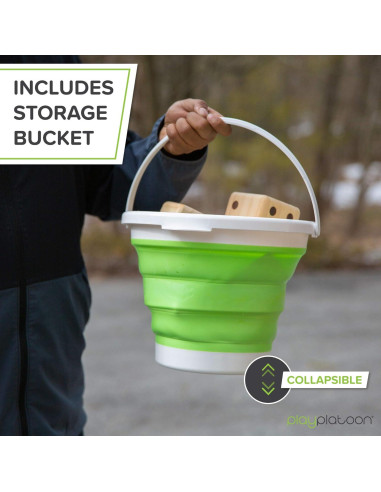 Dados de Jardín Gigantes Play Platoon - Madera 8.89 cm