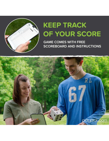 Dados de Jardín Gigantes Play Platoon - Madera 8.89 cm