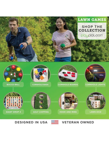 Dados de Jardín Gigantes Play Platoon - Madera 8.89 cm