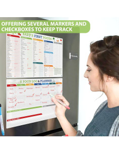 Conjunto de 2 Imán de Refrigerador POCAZONE para Bebés 2