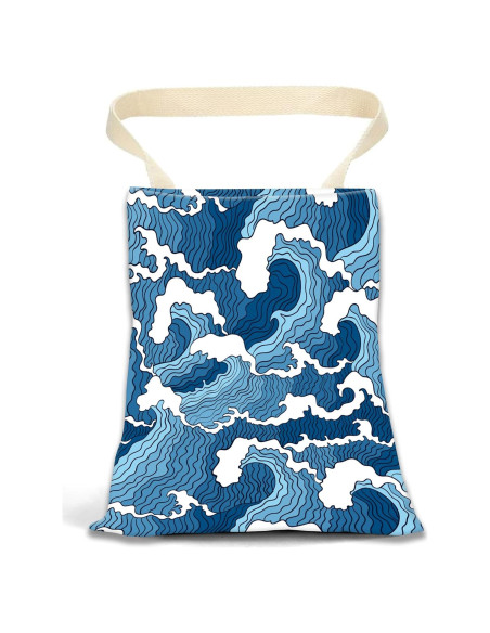 Basurero Colgante para Auto ANKVRP 5L Mar Azul Resistente