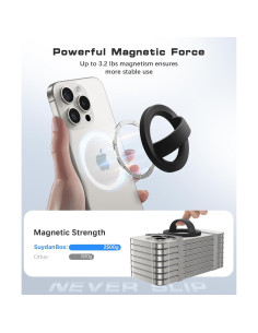 Agarrador Magnético SuydanBox para Teléfono iPhone 16/15/14/13/12 2