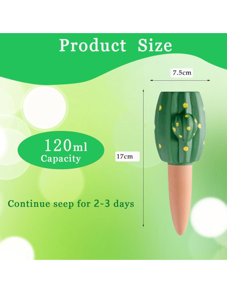 Juego de Picos de Riego de Terracota Flygragon - 6 Unidades