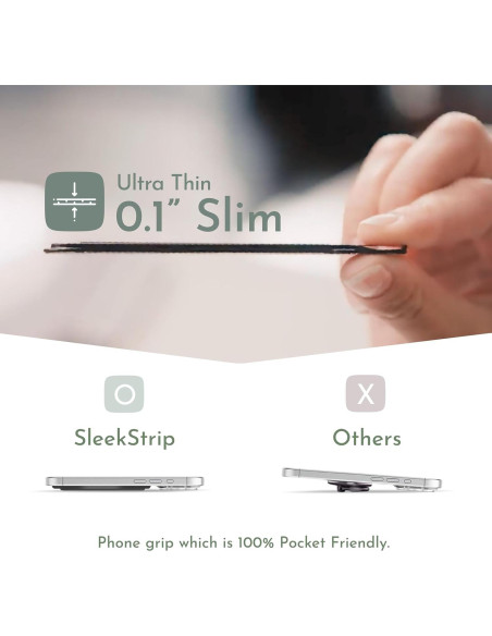 Agarradera Ultra Fina SleekGrip Esencial para Smartphone