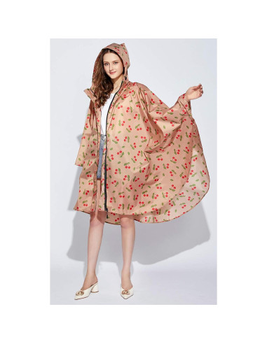 Poncho de Lluvia NUUR para Mujeres Unisex Impermeable S-XXL