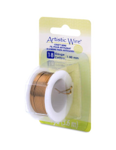 Alambre Artístico Cobre Colorido 18 Calibres Latón Antiguo 3.66 m 2