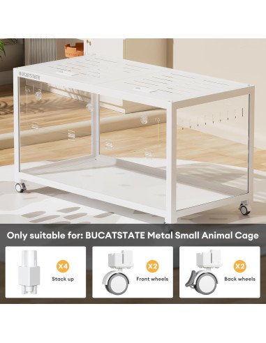 Accesorios de Rueda Universal Bucatstate 3.0 para Jaulas