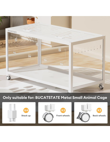 Accesorios de Rueda Universal Bucatstate 3.0 para Jaulas