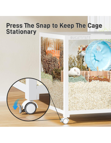 Accesorios de Rueda Universal Bucatstate 3.0 para Jaulas