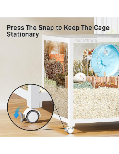 Accesorios de Rueda Universal Bucatstate 3.0 para Jaulas