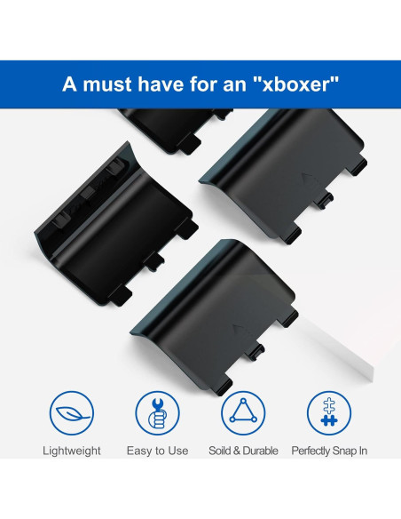 Cubierta de Batería Reemplazo L LENDOUBLE para Xbox Series X/S