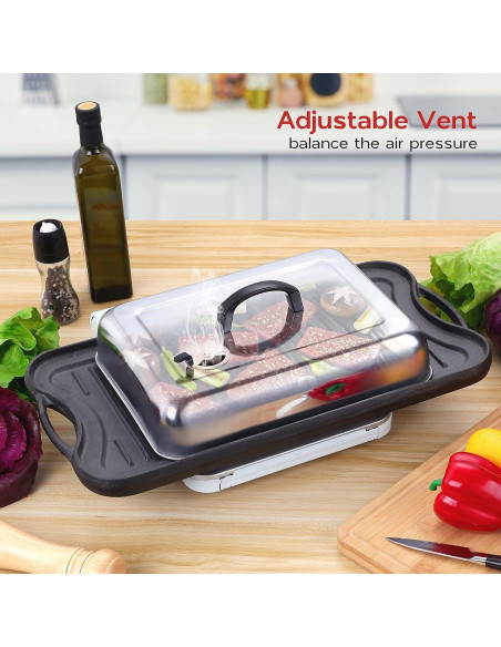 Cubierta de Basting Onader 34 x 25 cm Acero Inoxidable