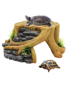 Plataforma de Sol para Tortugas Clyairmao 28x14.7 cm Resina