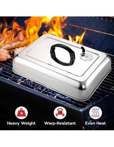 Cubierta de Basting Onader 34 x 25 cm Acero Inoxidable